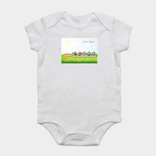 Easter Island Baby Bodysuit